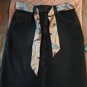 Jean skirt